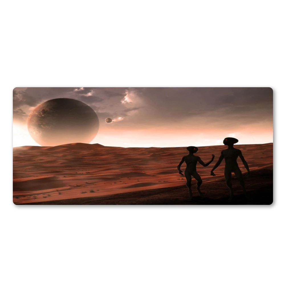 Таинственный креативный коврик для мыши в пустыне супер крутой Резиновый