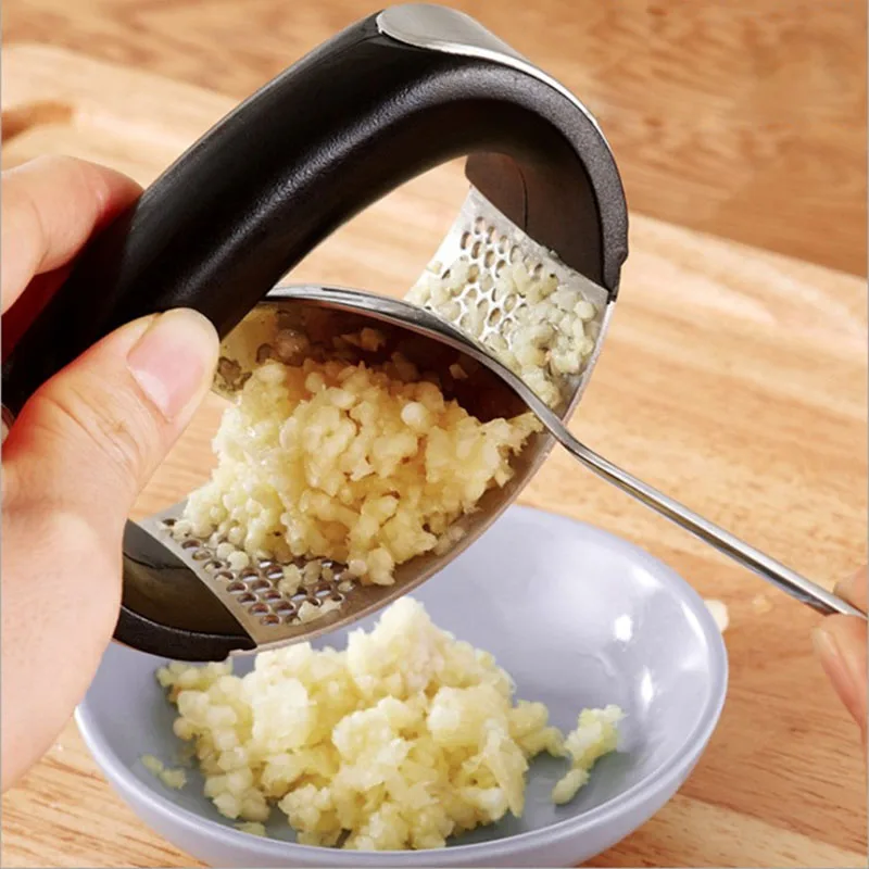 QuickDone Нержавеющая сталь чеснок прессы ручной растирания чеснока Мясорубка