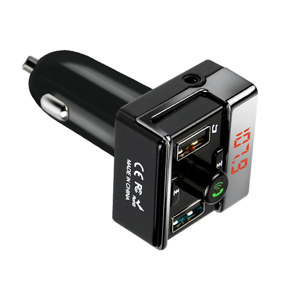 A7 Dual ABS и PC USB Автомобильное зарядное устройство 4 в 1 12 в-24 5А 2 порта адаптер для iphone