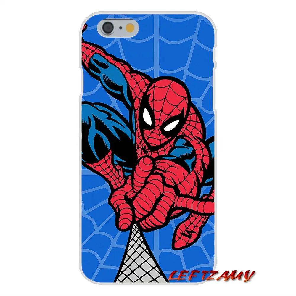 Для huawei P8 P9 P10 Lite 2017 Honor 4C 5X 5C 6X Коврики 7 8 9 10 Pro Marvel Comics "Человек паук" аксессуары