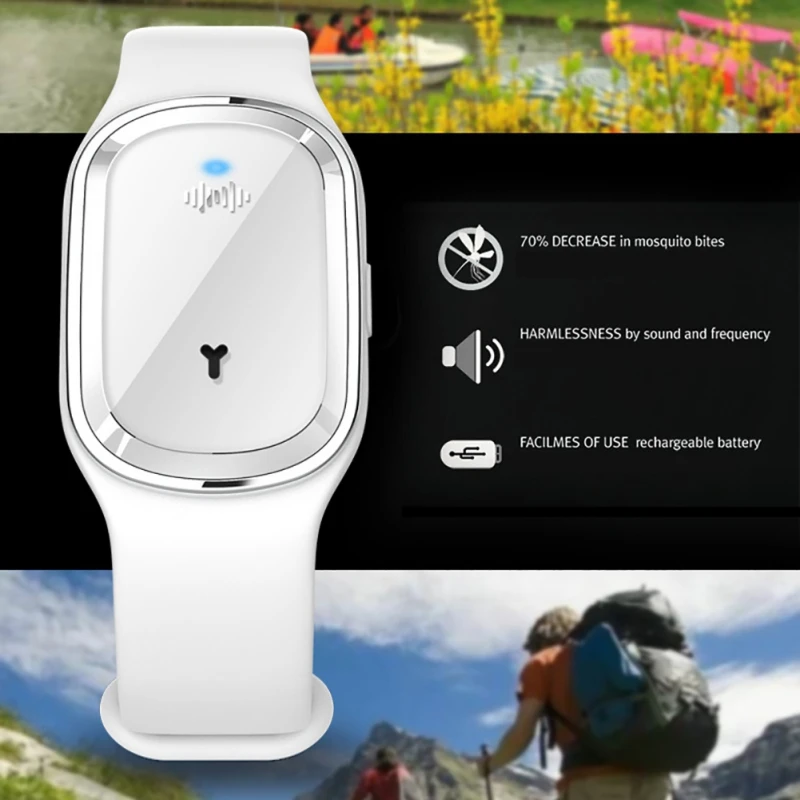 For Kids Mosquito Repellent Bracelet Electronic Sound Wave Anti-mosquito Waterproof Smartwatch Infant/Baby/Pregnant Women | Электроника