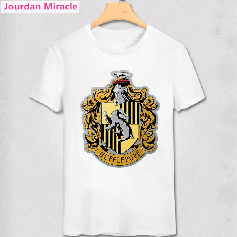 Футболка с логотипом HOGWART для школы футболка эмблемой Hogwarts Gryffindor ravencaw Hufflepuff Slytherin