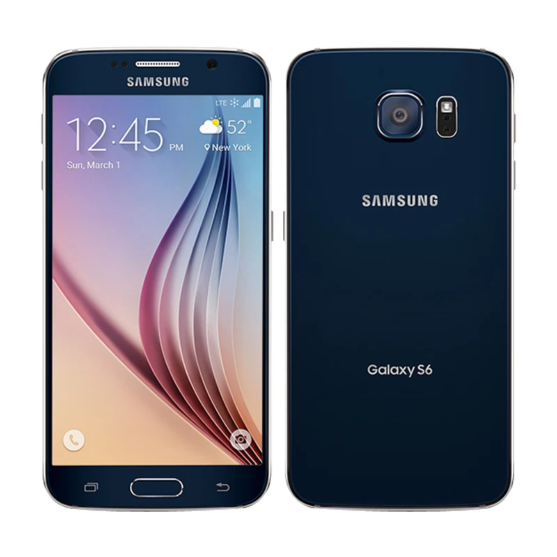 Разблокированный Samsung Galaxy S6 G920F/G920V/G920A одна sim карта Восьмиядерный 3G ОЗУ 32 Гб ПЗУ