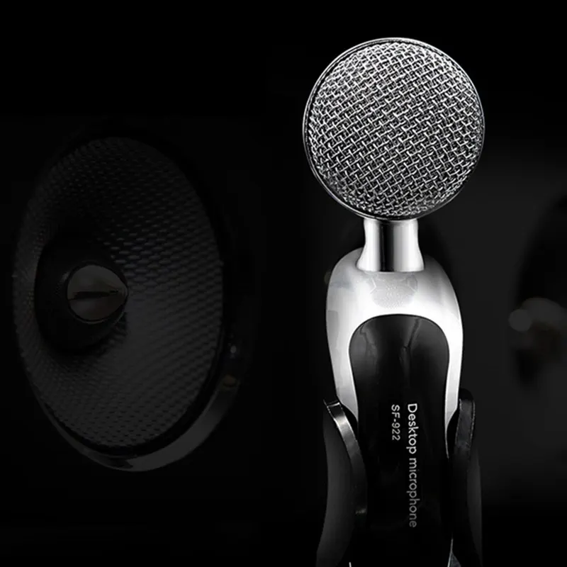 SF 922B профессиональный звук USB конденсаторный микрофон Podcast студия для ПК ноутбука
