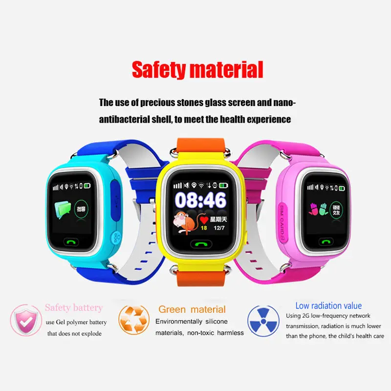 Новые умные детские часы Pewant с gps SOS монитор сна милая поддержка на запястье 2G sim