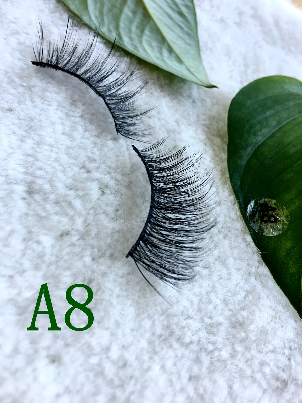 Многослойный длинный макияж новые ресницы 3D Накладные Многослойные