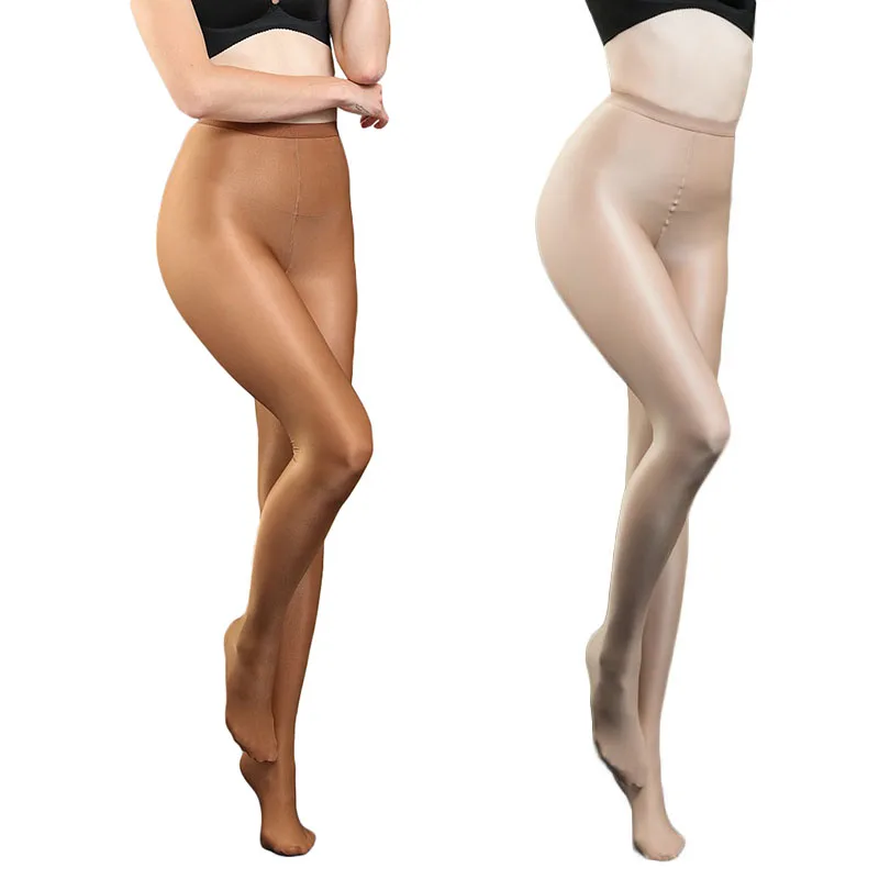 1 Coffee 1 Nude 1/2 шт, женские ультра мерцающие колготки, обтягивающие, 70D толщина, блестящие, формирующие колготки, чулки, чистые колготки, черные, телесные, кофейные - Цвет: 1 Coffee 1 Nude