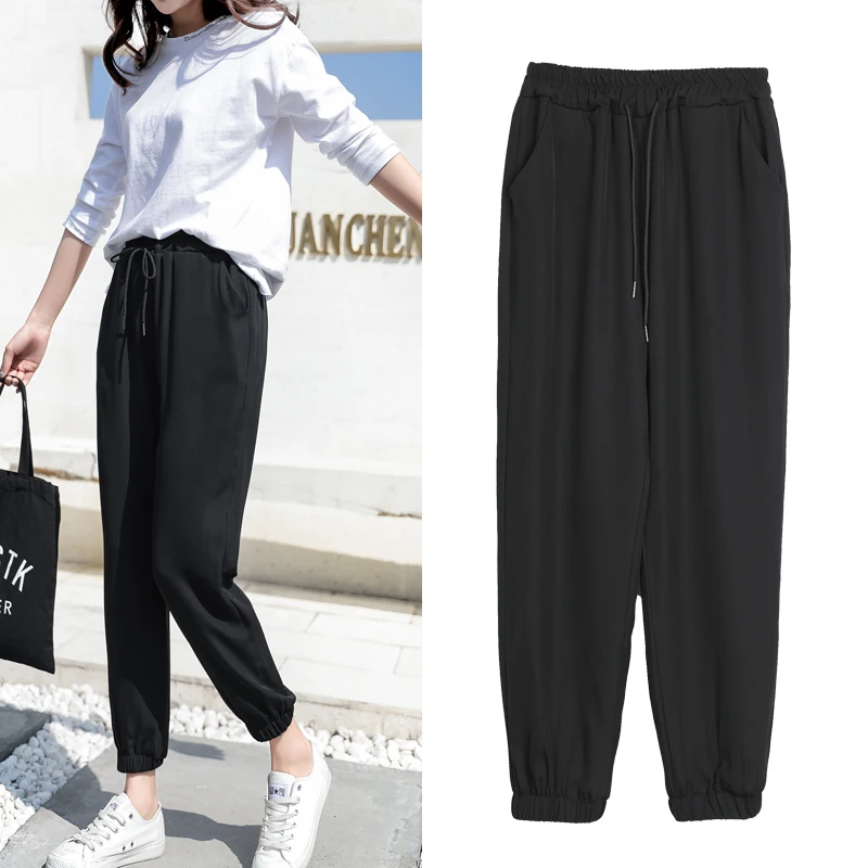 

Women's Pants Nine Casual Pants Feet Chiffon Harem Pants