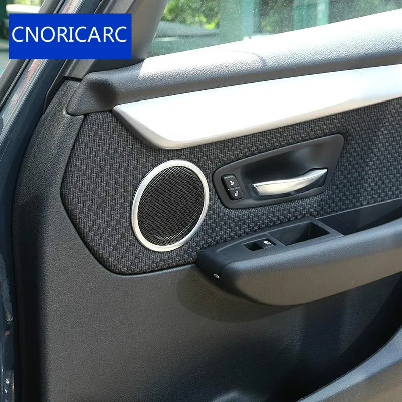 CNORICARC 4 шт. хромированный ABS Автомобильный Дверной клаксон круглый декоративный