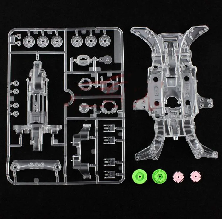 МА шасси с 3 5: 1 комплектом передач для Tamiya Mini 4WD Racing Car Model запасная часть 92313 95052