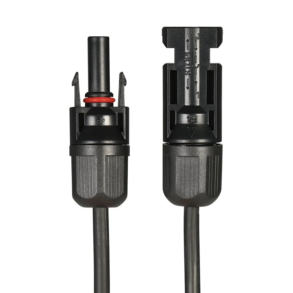 1 пара 10 футов черный + красный 10awg Стандартный тросик с женским и мужским