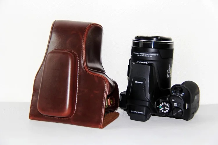 Новый чехол из искусственной кожи для видеокамеры Nikon Coolpix P900s P900 сумка камеры 3