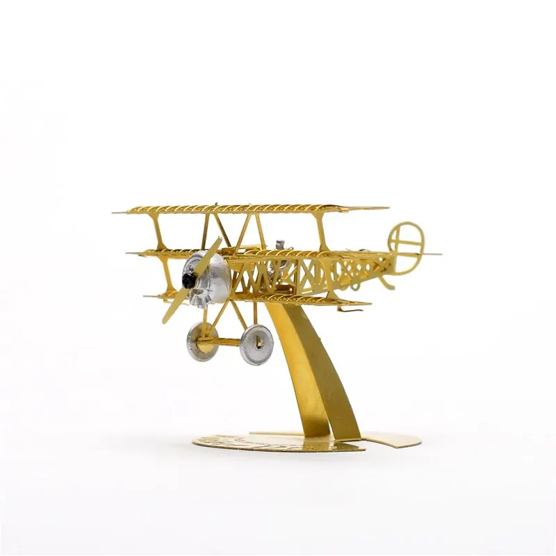 1/160 StratoStudio 3D пазл металлическая модель легко собрать микро крыло серии B16004 Fokker Dr.1