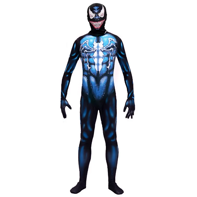 New symbiote spiderman venom costume kids suit jumpsuit mask boys new year Cosplay halloween costumes for men adult superheros |