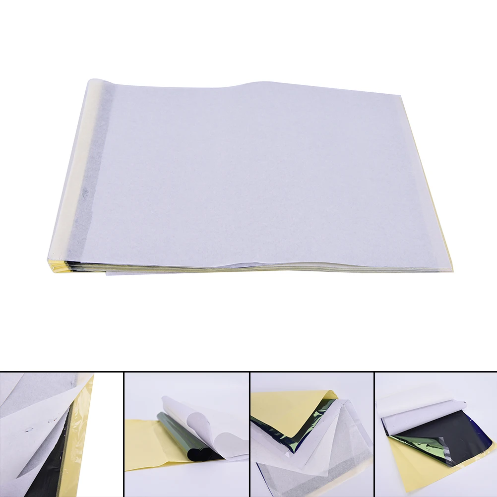 25Pcs Stencil Transfer Paper A4 Carbon Tattoo Supplies Copy Body Arts Accessories | Красота и здоровье