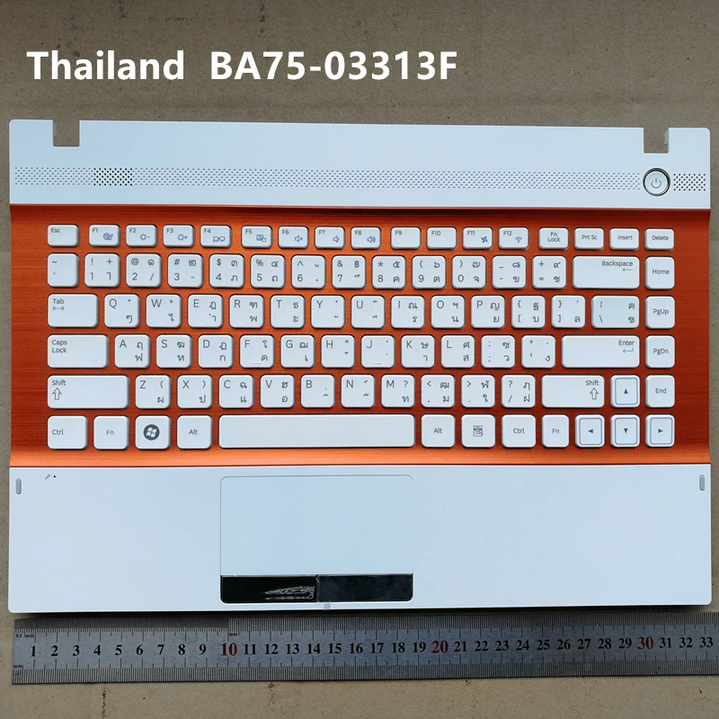 Таиланд Новая Клавиатура ноутбука с тачпадом для samsung NP300 1" NP300V4A 305V4A 300V4Z 305V4Z 200A4Y 200A4B TI BA75-03313F