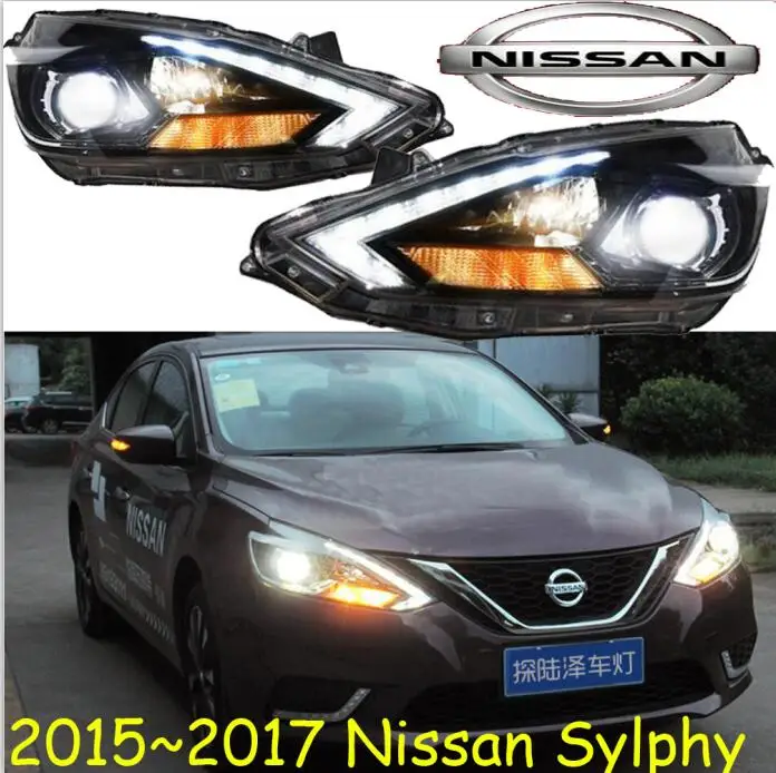 Model1 style HID,~, автостайлинг, Sylphy фара, Micra, Titan, versa, stanza, sentra, Tsuru, stagea, Rogue; Sylphy Головной фонарь, bluebird - Цвет: Model1 style