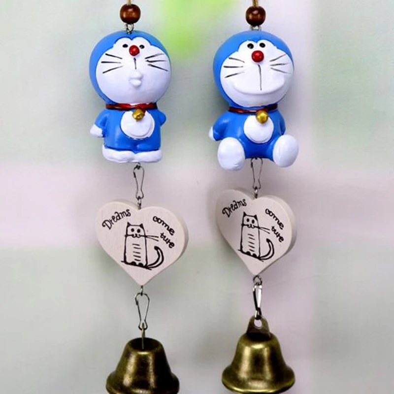 Милые Doraemon смолы wind chime японского аниме украшения дома двери и оконная подвеска