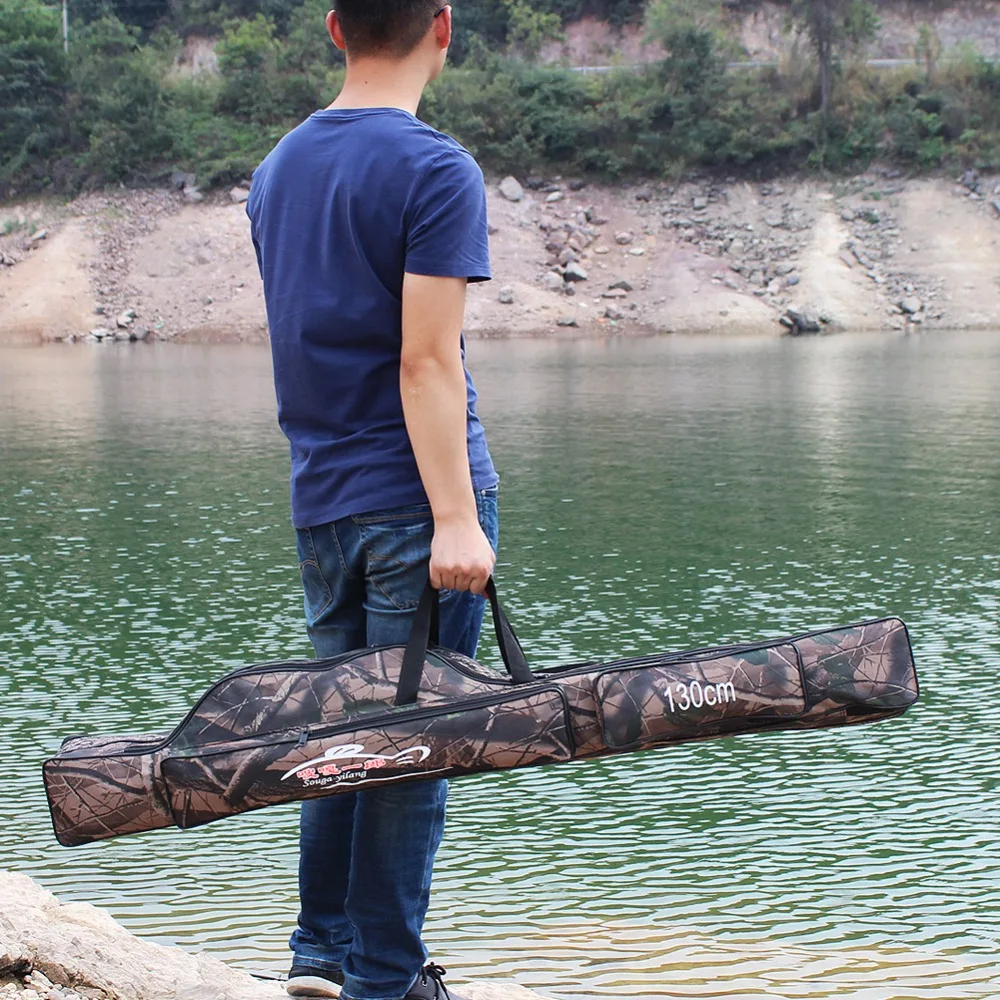 Сумка для удочки из водонепроницаемой ткани 130 см 2 слоя|bag tool|bag boy travel bagbag vacuum |