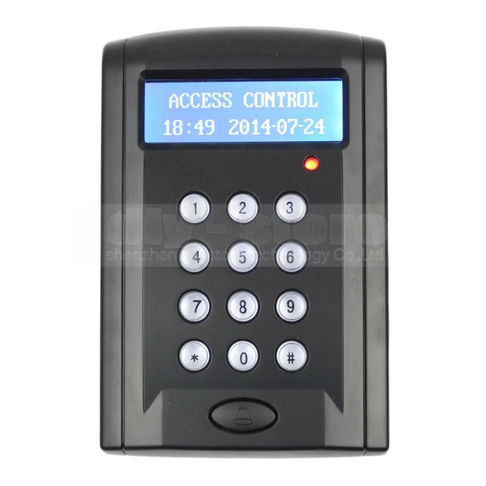 Diysecur магнитный замок на двери ЖК-дисплей 125 кГц RFID считыватель пароль клавиатуры