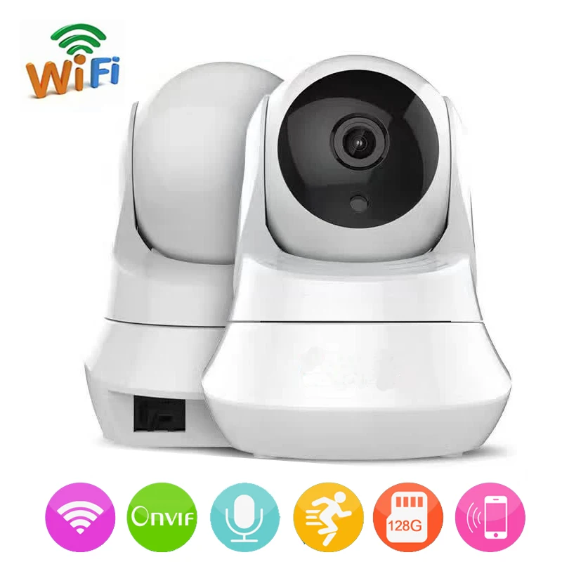 Беспроводная Ip-камера 720 P сетевая камера видеонаблюдения Wi-Fi с функцией ночного