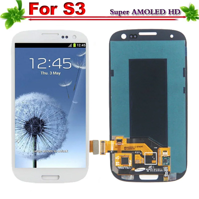 Super AMOLED для Samsung Galaxy S3 I9300 i9305 i535 i747 L710 T999 i9301 ЖК дисплей Дисплей Сенсорный экран