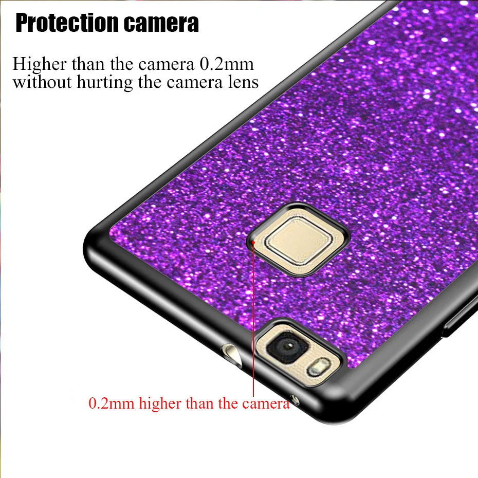 Блестящий чехол для телефона huawei P20 P10 Lite P9 P8 Коврики 10 Honor 9 8 Y5 Y6 Y7 2018 P Smart Plus Nova 3 3i |