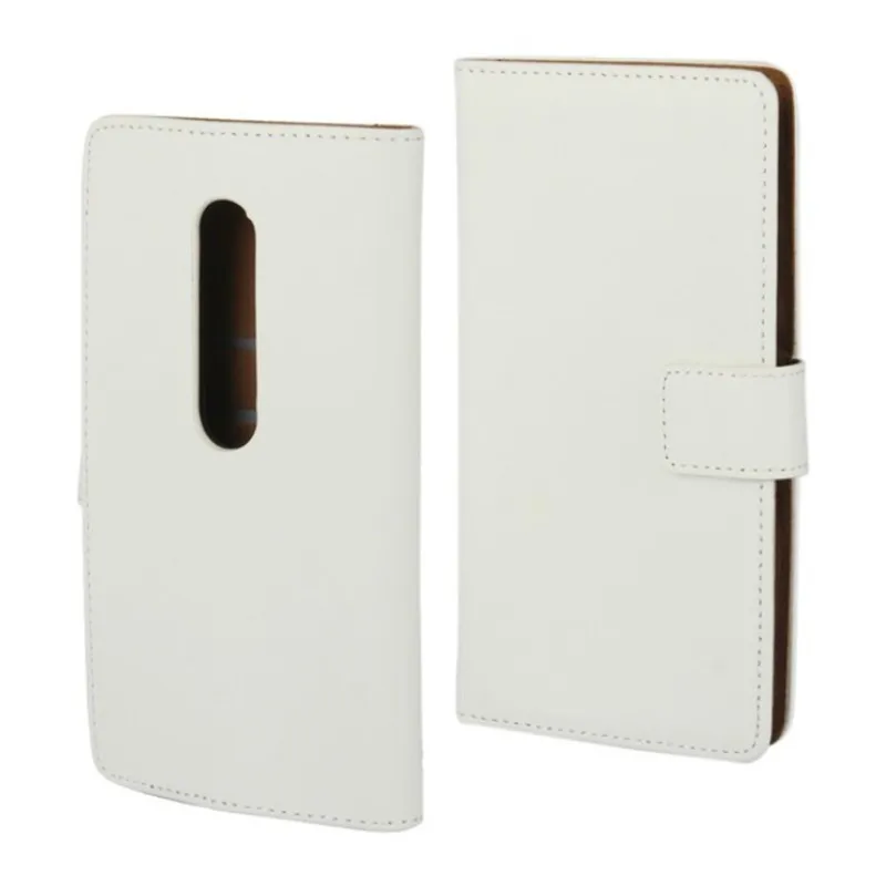 1PCS Fashion Black Genuine Leather Slot Stand Pouch Covers Case for Motorola Moto G 3rd Gen XT1552 ID Card Holder | Мобильные
