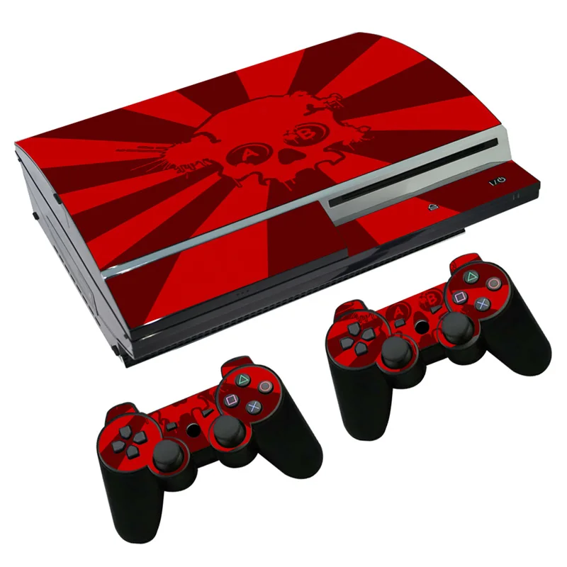 Наклейка на кожу Карателя для PS3 Fat PlayStation 3 консоль и контроллеры Skins виниловая