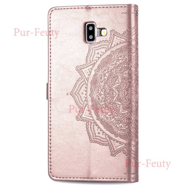 Чехол для samsung Galaxy J4 Plus SM-J415FN/DS откидной кожаный бумажник высокого качества Модный Магнитный чехол для J4Plus J415F