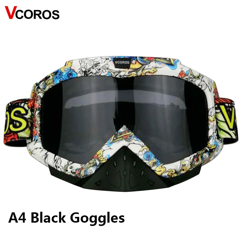 VCOROS dirt bike мотоциклетный шлем ветрозащитные очки ATV MX мотокроссы УФ-защитные для