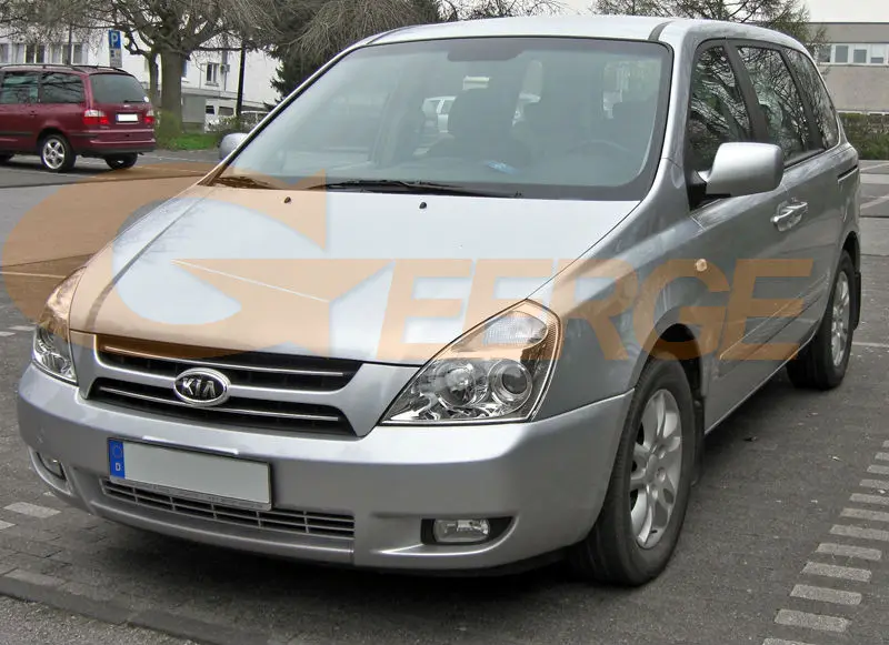 Для Kia Sedona 2006 2007 2008 2009 2010 2011 2012 2013 Отлично CCFL Ангельские глазки комплект Ультра яркое освещение Halo Кольцо