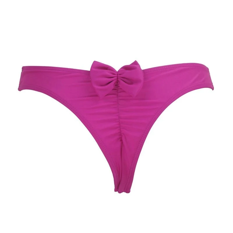 2018 бикини Низ Для женщин сексуальные луки Плавание Трусики для пляжные Нижнее