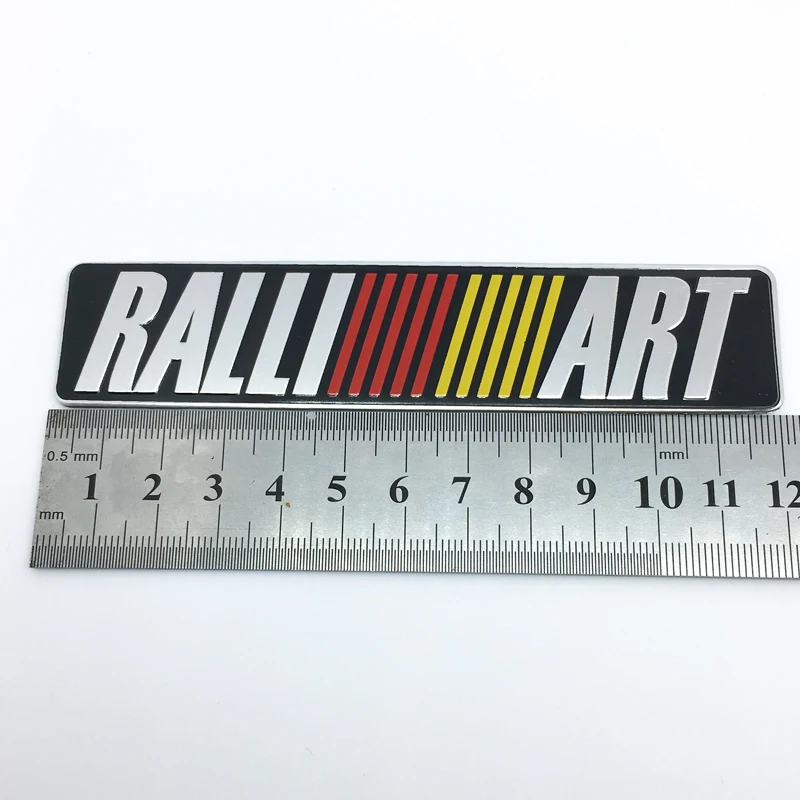 ANTINIYA RALLIART Car Aluminum Sticker Decal Emblem Accessories For mitsubishi lancer asx outlander pajero galant | Автомобили и