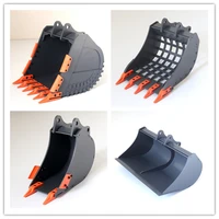 rc simulate metal scarifier excavator bucket assembly for 112 scale remote control hydraulic excavator toys model