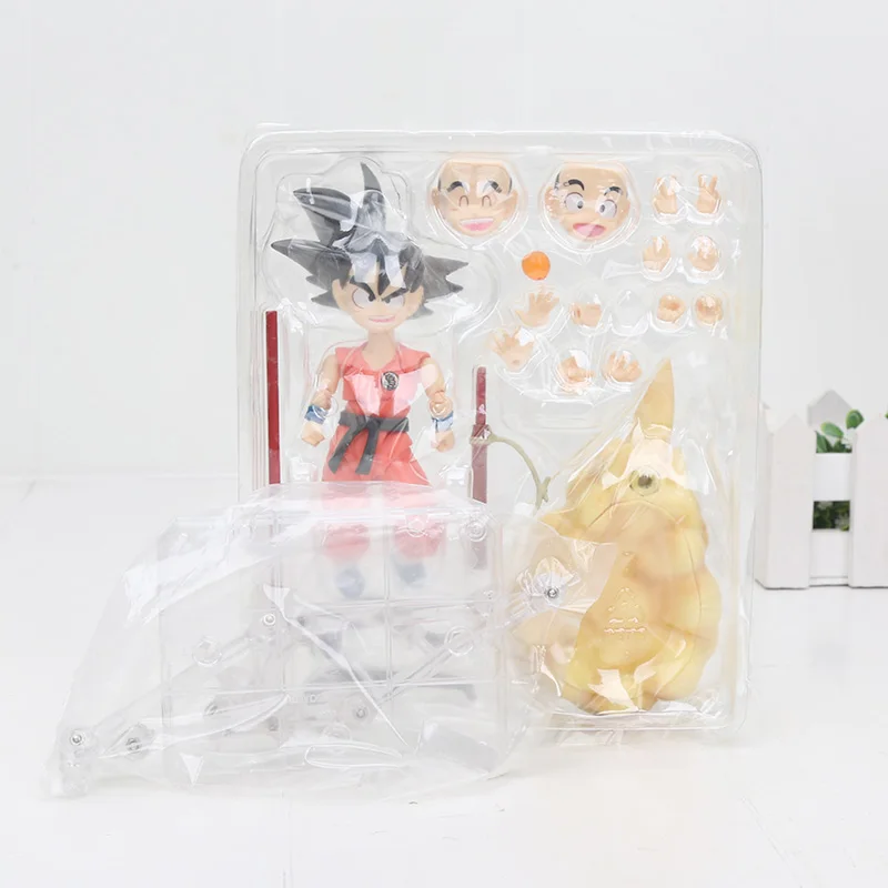 Коробка 11,5-17 см Супер Saiyan Son Goku Vegetto Vegeta trunks ПВХ Фигурки Dragon Ball Z Коллекционная модель куклы игрушки фигурка - Цвет: 12.5cm child goku