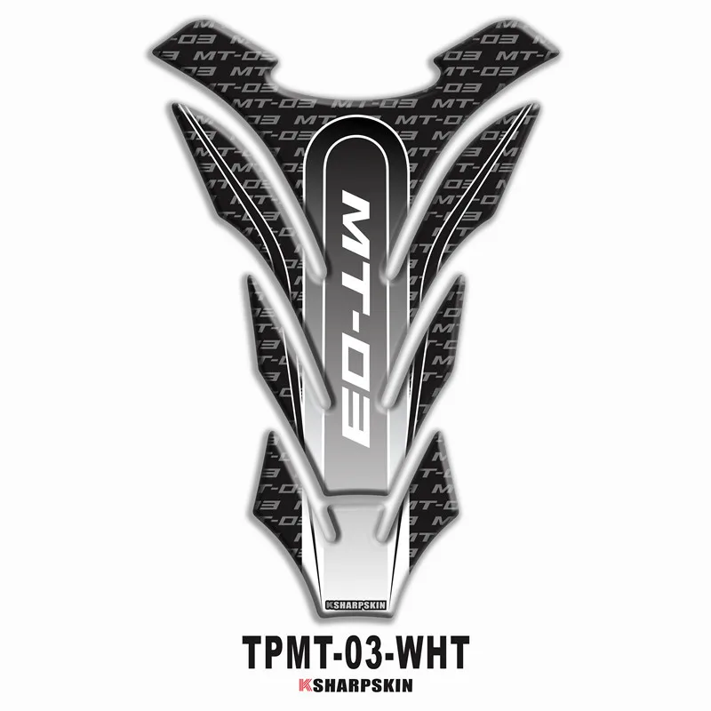 mt03 Motorcycle 3D fuel tank pad sticker protective decorative decal For YAMAHA MT-03 Tank Pad Stickers