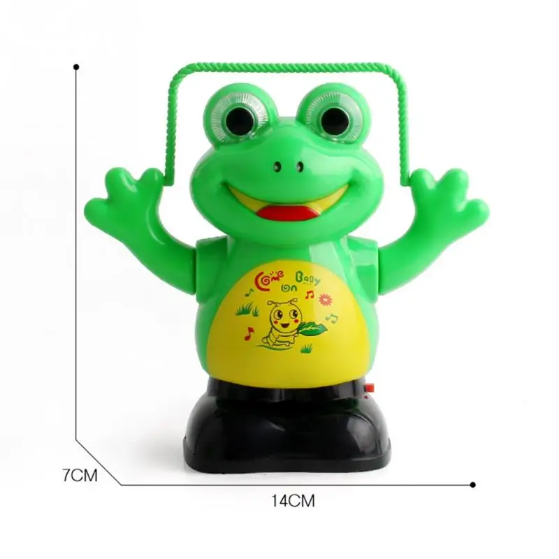 Новинка Электрический пропуская веревку лягушка Intelligent Light Музыка мультфильм