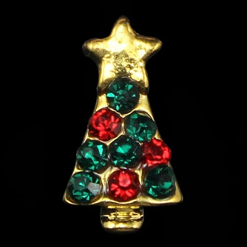 10 шт. декоративные наклейки для ногтей в форме рождественской елки|nail art stickers|art