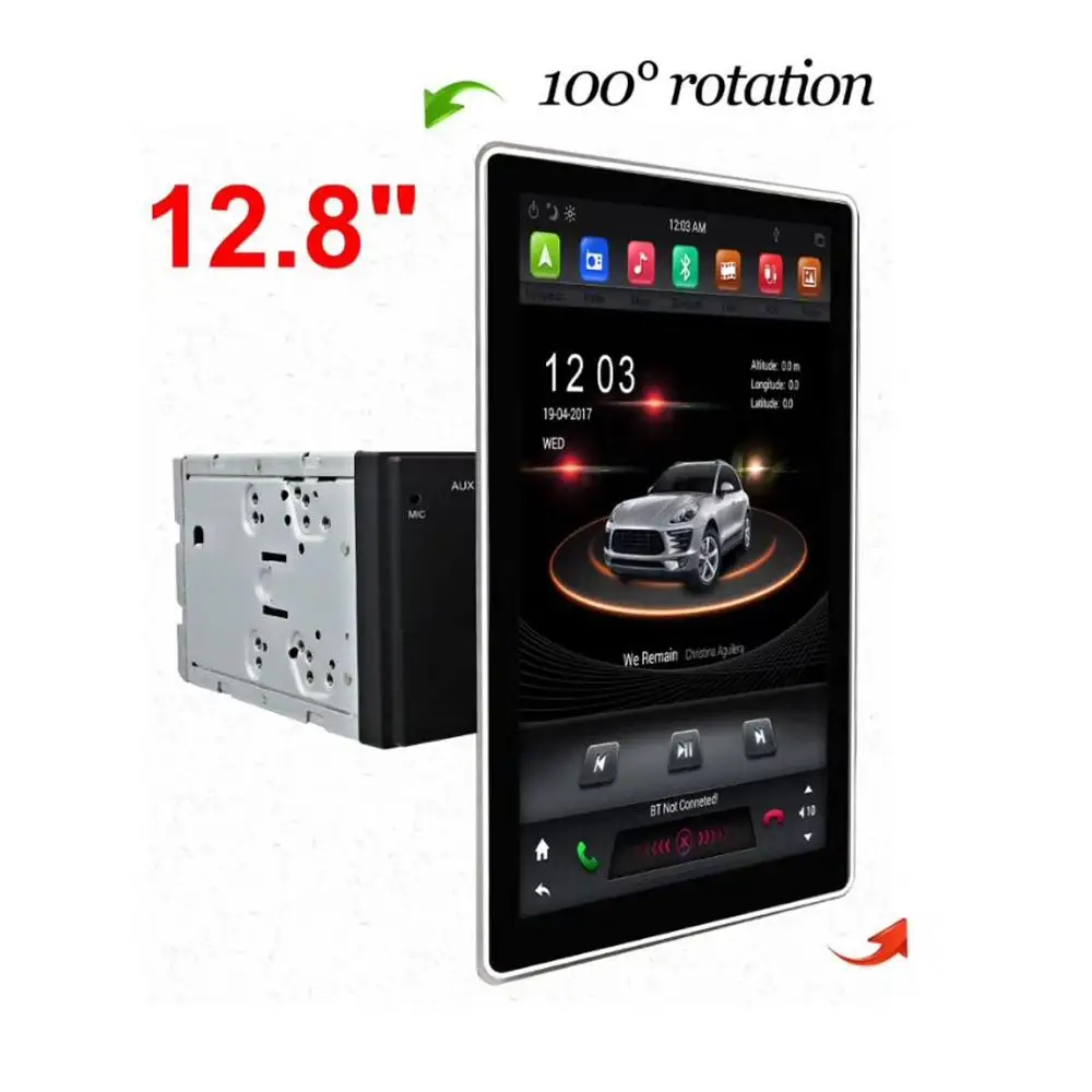 12 8 &quotPX6 Tesla Тип Android 1 gps автомобильный dvd плеер с двумя цифровыми входами для HONDA CRV
