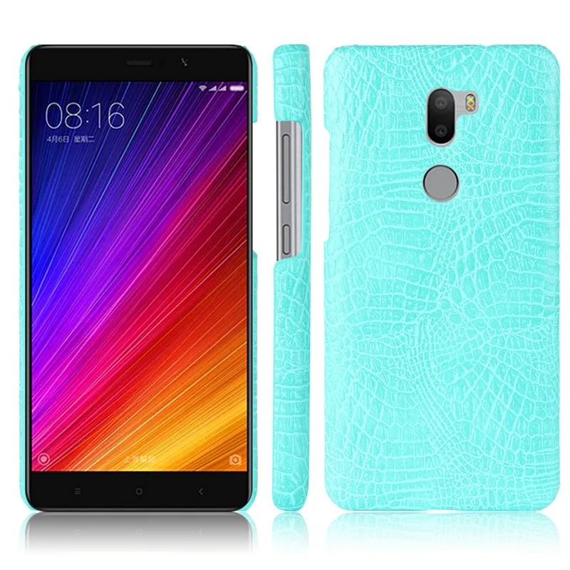 Чехол для Xiaomi Mi 5S Plus Mi5S качественный чехол из поликарбоната с крокодиловой