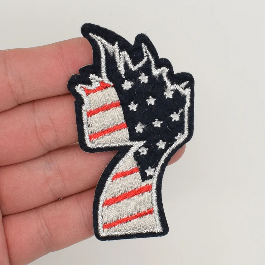 Многоцветные кантри с изображением флага США и Швейные аксессуары для