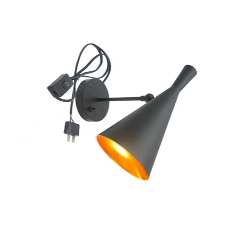 Modern LED Beat Light Wall Lamps Instrument Lights for Living Room Bedroom Bedside Wall Light Home Lighting Fixtures Decor - Цвет абажура: eu plug