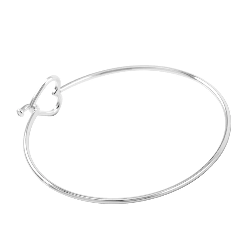 IJB0316 1 шт./лот Европейский Серебряный Регулируемый Браслет-манжета для женщин очаровательный браслет из нержавеющей стали оптом