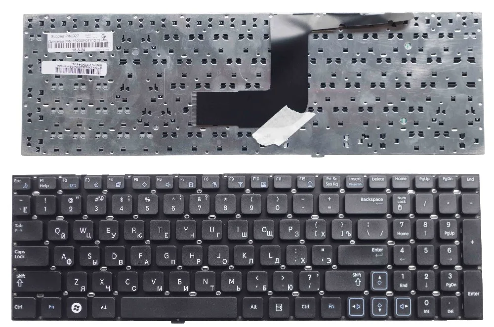 GZEELE русский ноутбук замена клавиатуры для SAMSUNG RV511 RC510 RC520 RV520 RV515 E3511 RC512 E3511 RU раскладка черная клавиатура