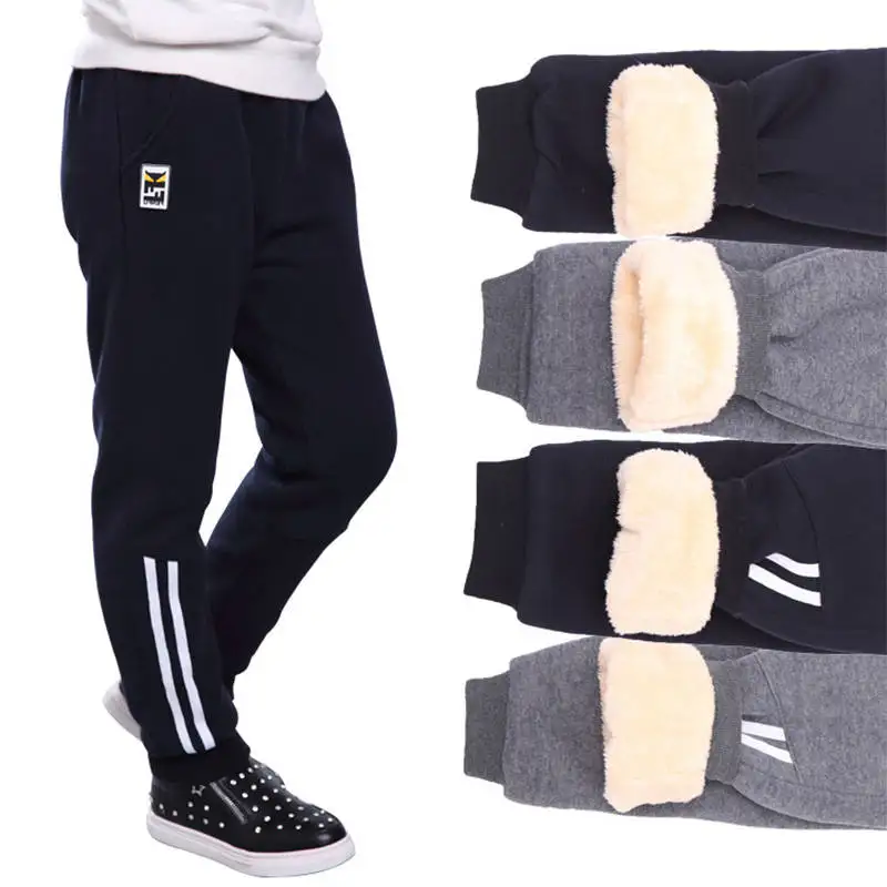 Зимние хлопковые брюки для мальчиков новинка 2021 Корейская версия утепленные