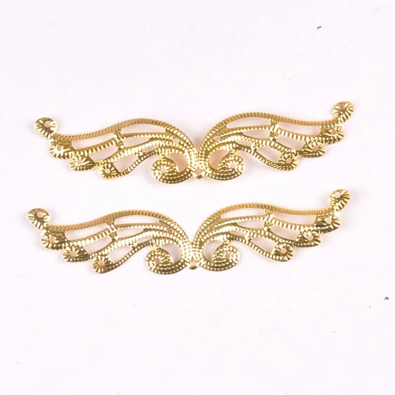 10 шт. смешанные филигранные соединители для крыльев металлические изделия