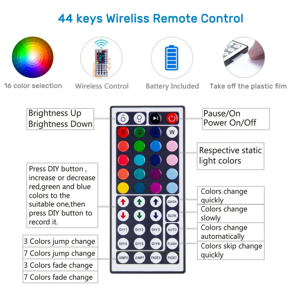 Водонепроницаемая светодиодная лента XGBTEL SMD 5050 RGB 12 В постоянного тока 5 м 300