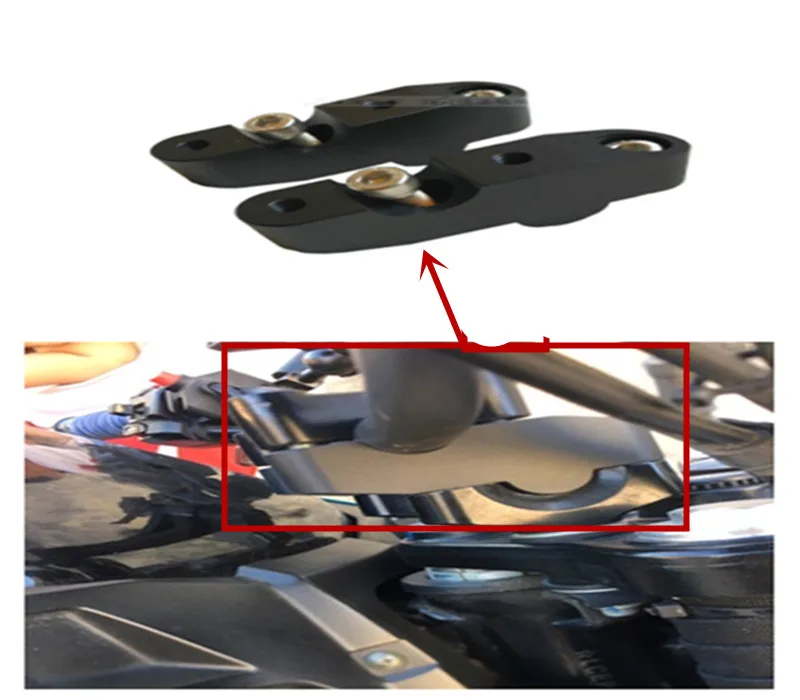 Модифицированные адаптеры для руля cfmoto 400nk 650nk NK400 NK650|Накладки и декоративные