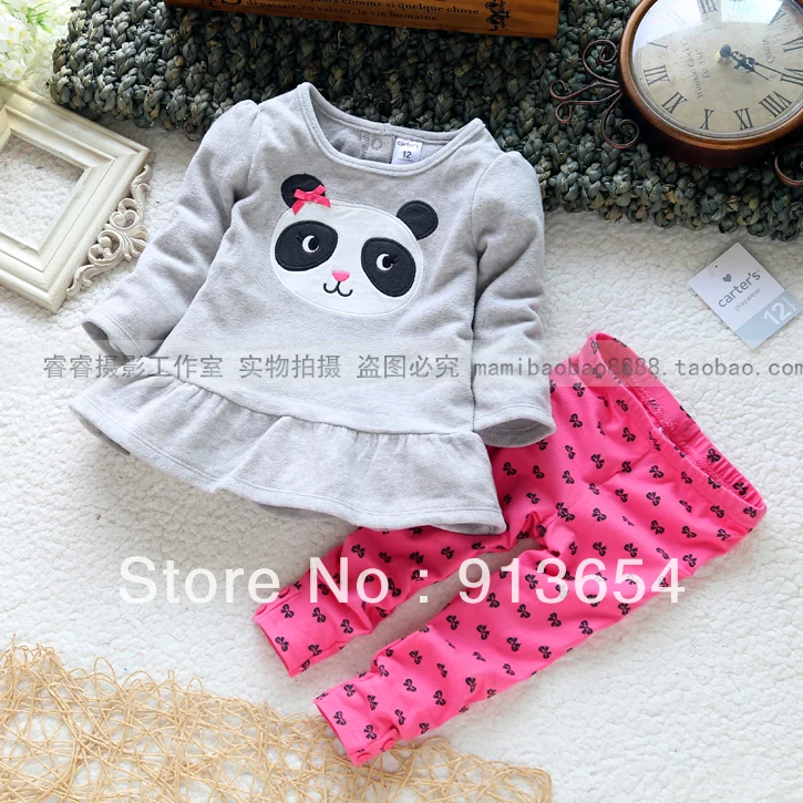 Новинка 2018 весенне-осенний брендовый комплект одежды для малышей платье девочек